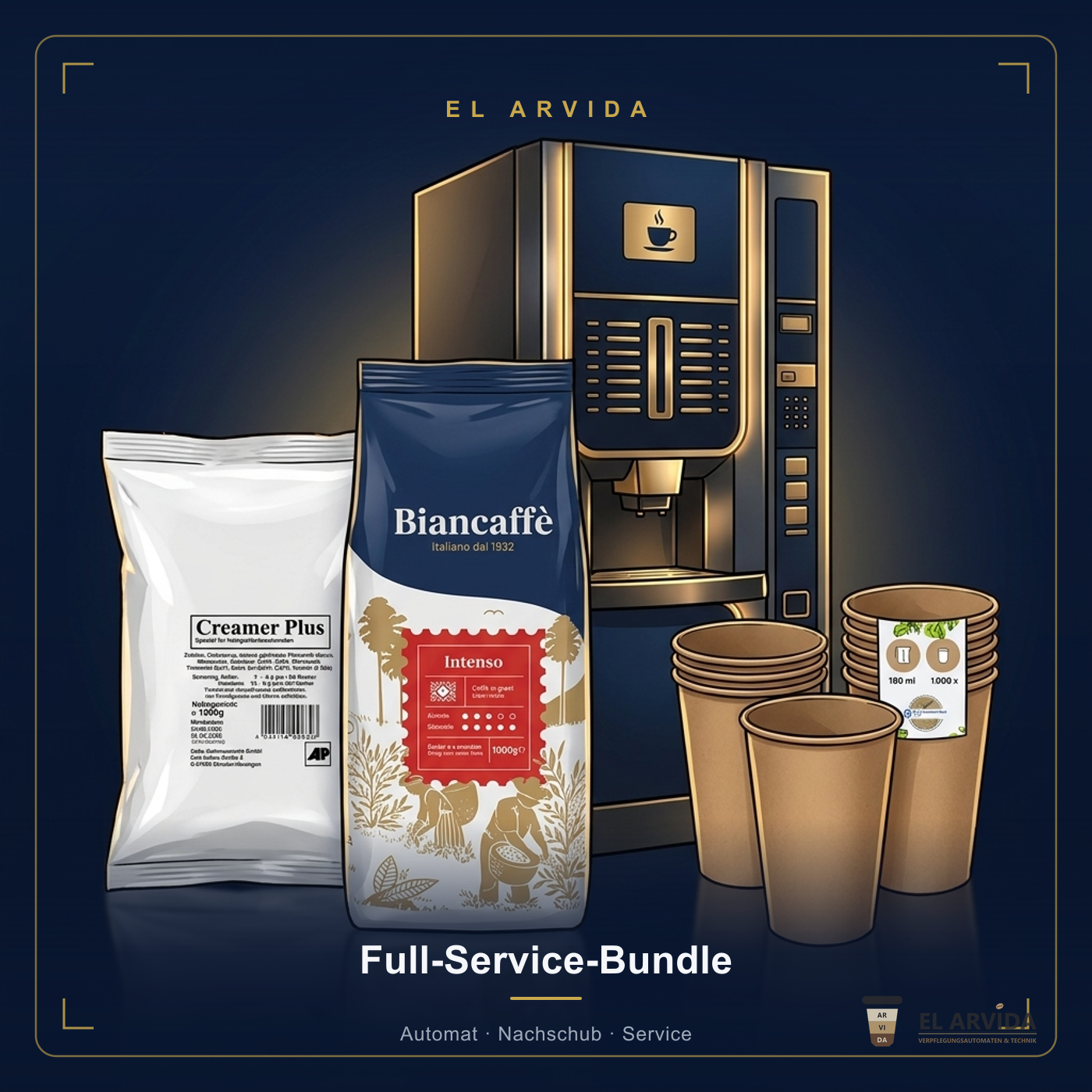 Full-Service-Bundle – Automat & Nachschub