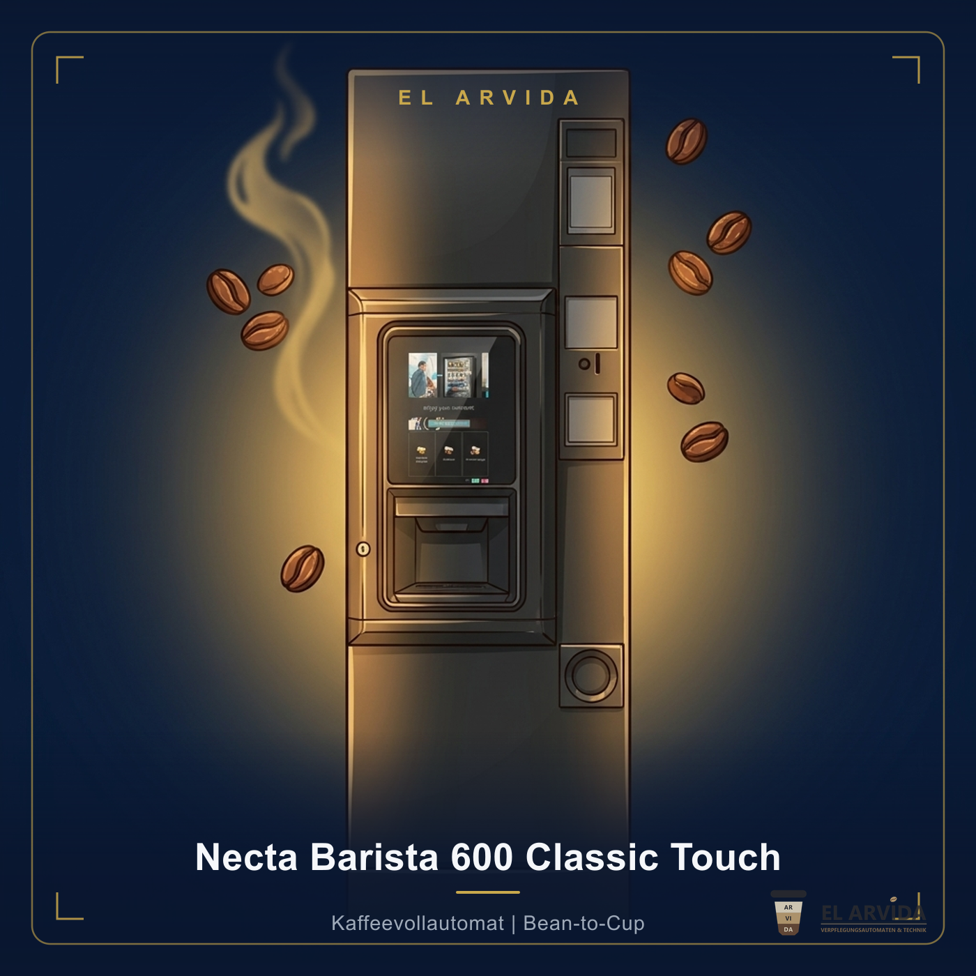 Necta Barista 600 Classic Touch Illustration