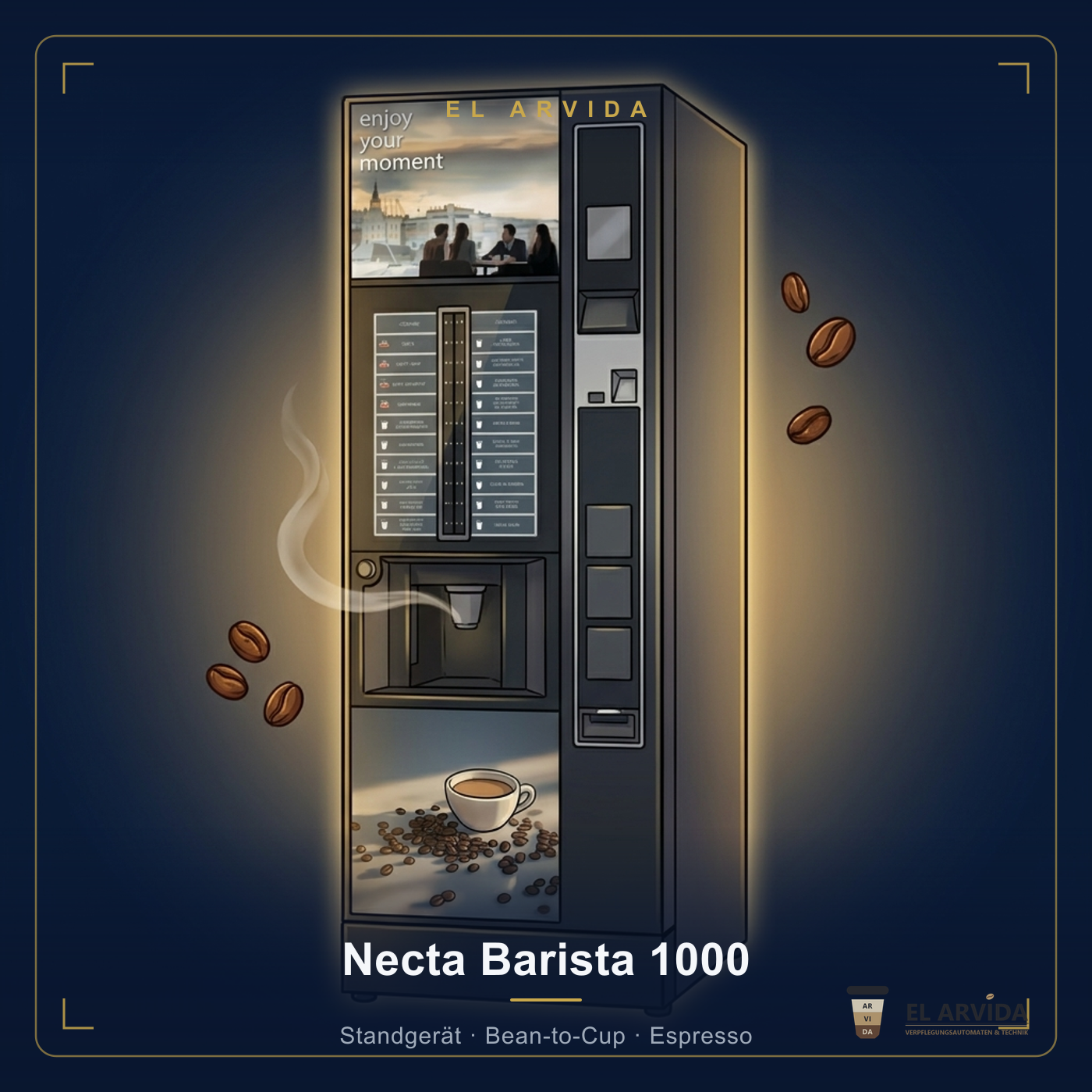 Necta Barista 1000 Illustration