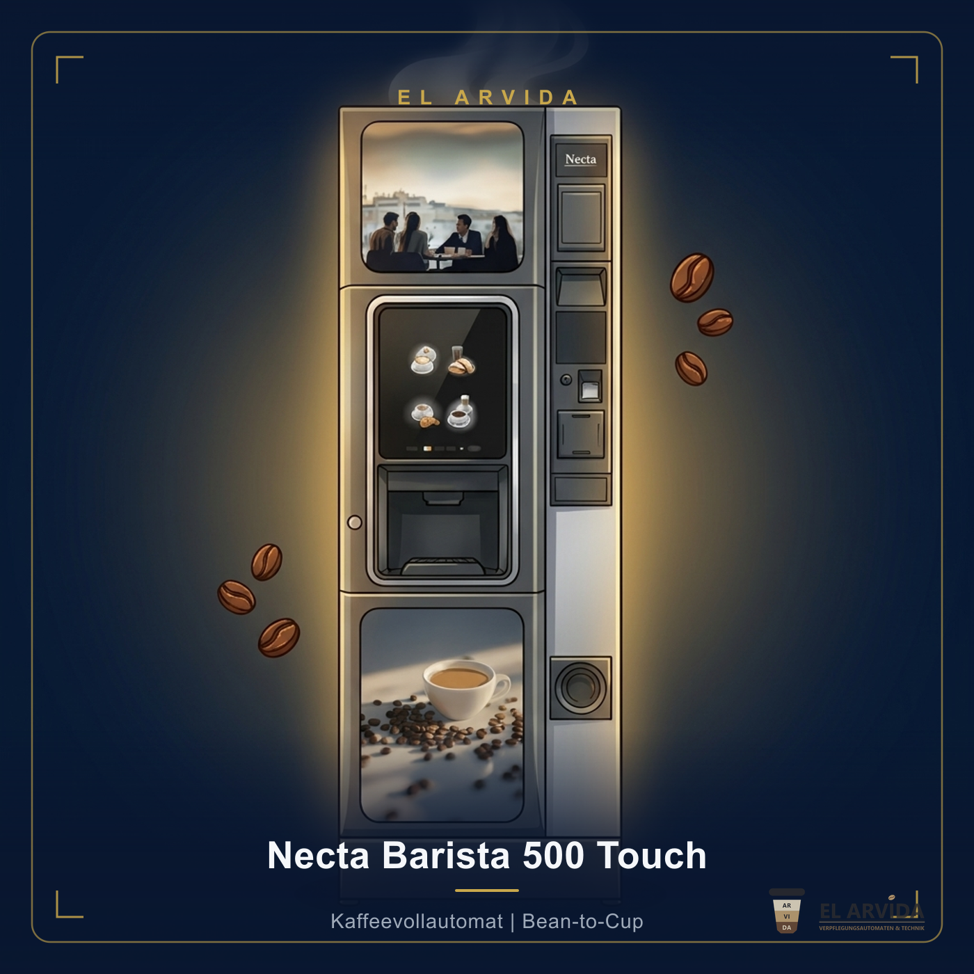 Necta Barista 500 Touch Illustration