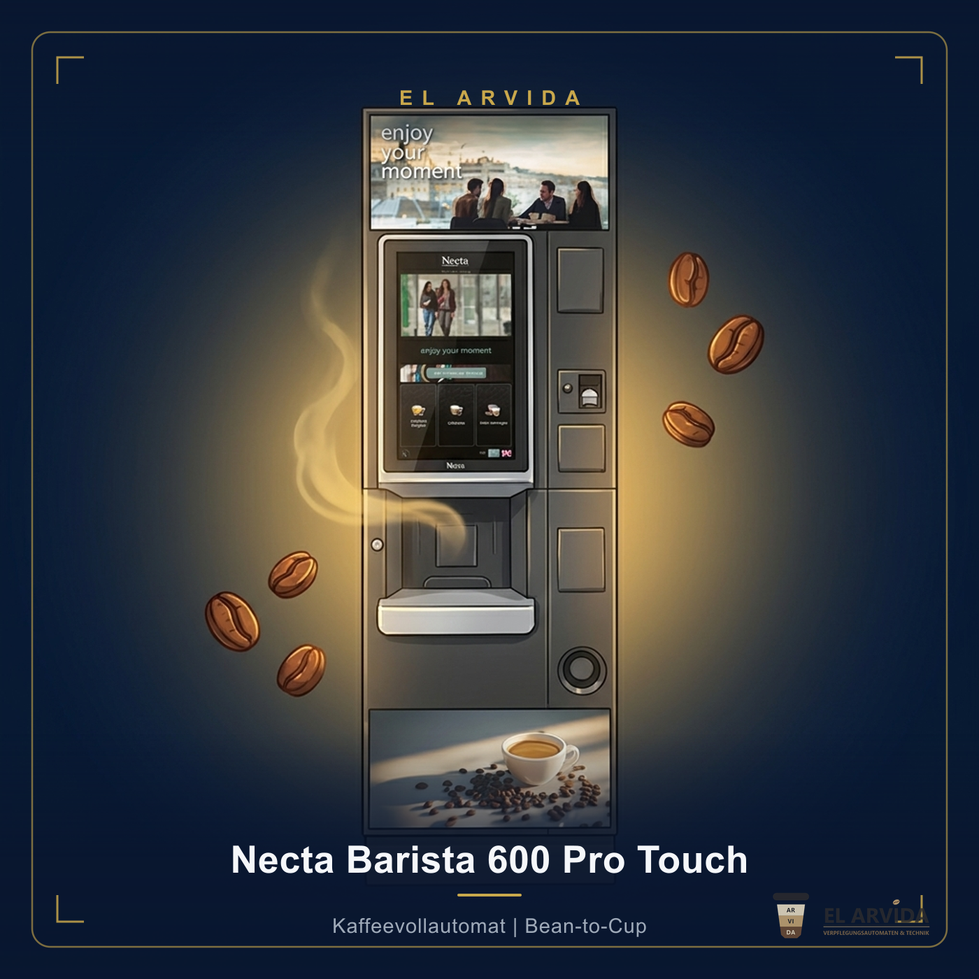 Necta Barista 600 Pro Touch Illustration