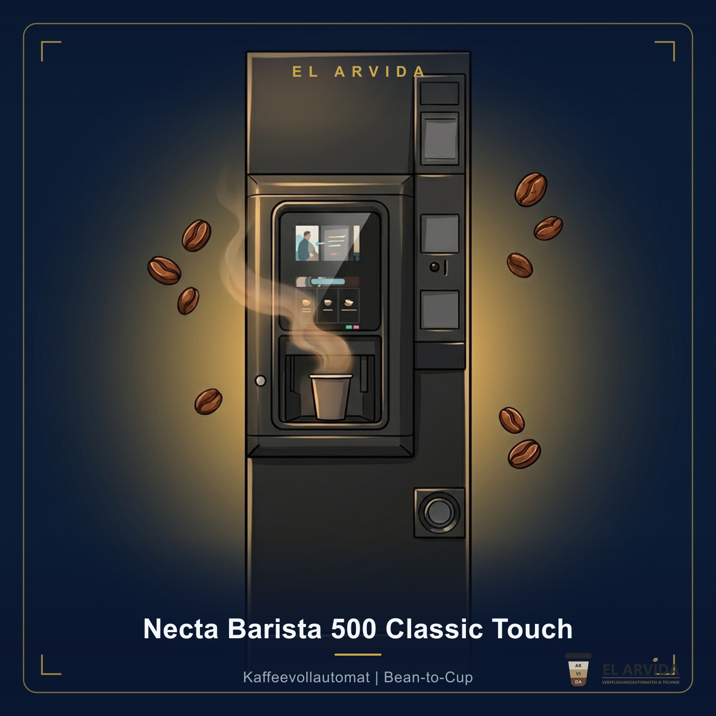 Necta Barista 500 Classic Touch Illustration
