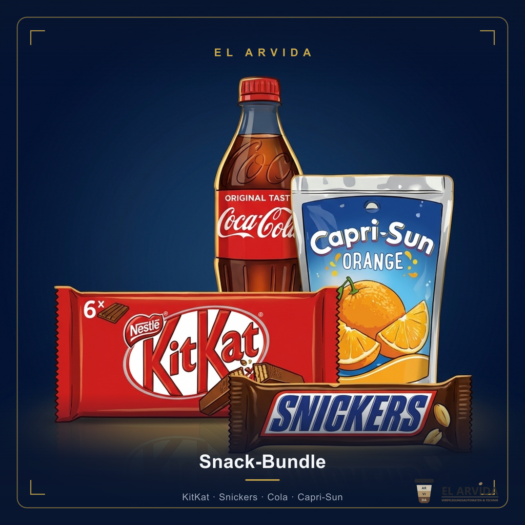 Snack-Bundle – KitKat, Snickers, Cola, Capri-Sun