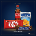 Snack-Bundle – KitKat, Snickers, Cola, Capri-Sun
