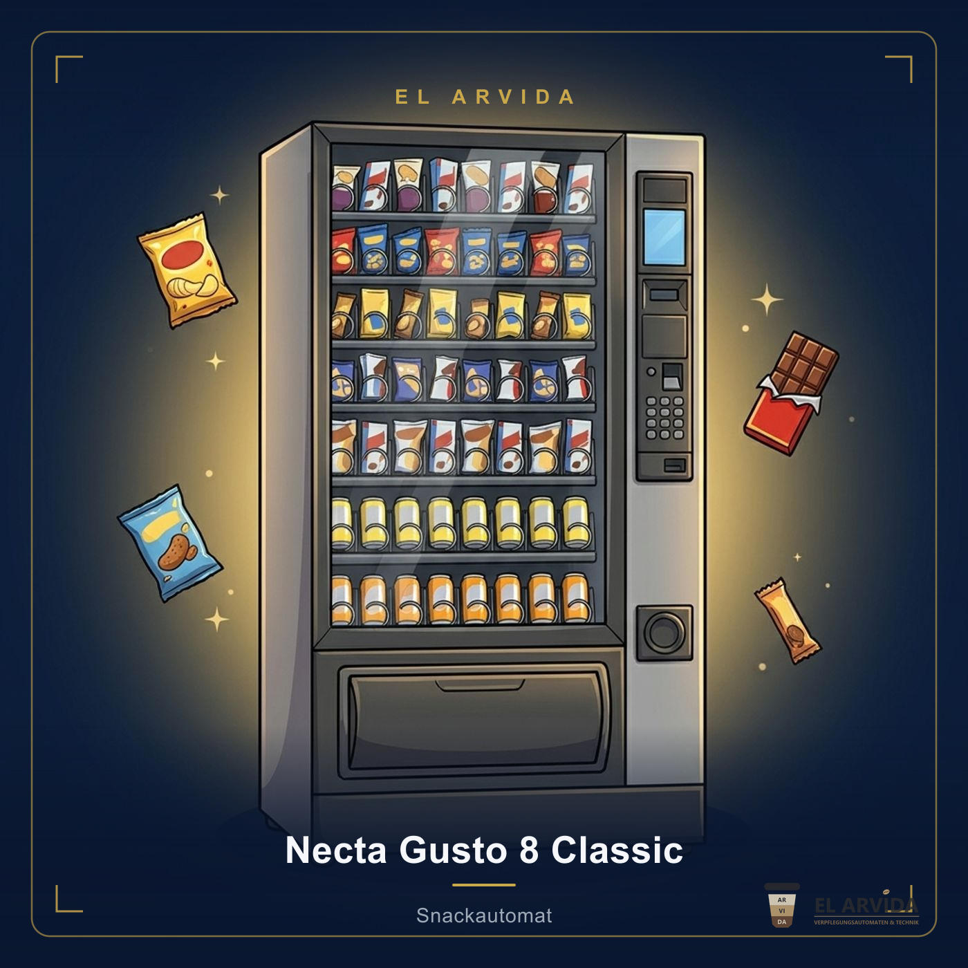 Necta Gusto 8 Classic Illustration