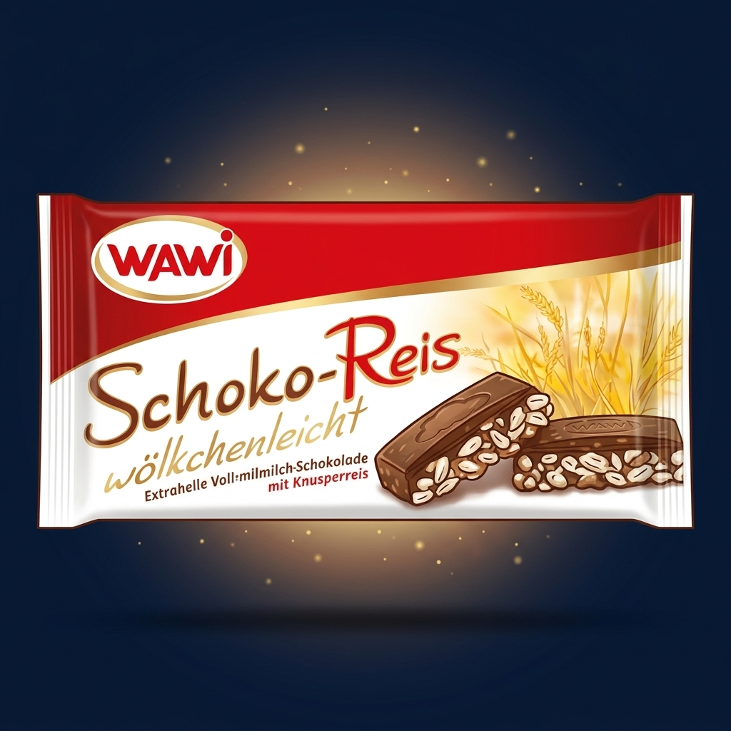 Wawi Schoko-Reis Riegel 30er - El Arvida