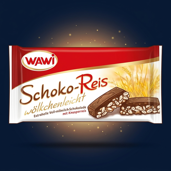 Wawi Schoko-Reis Riegel – 30er Box